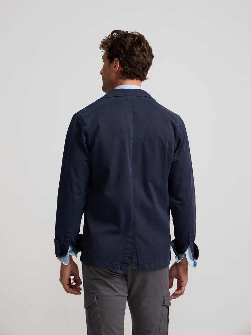 Navy blue semi-blazer
