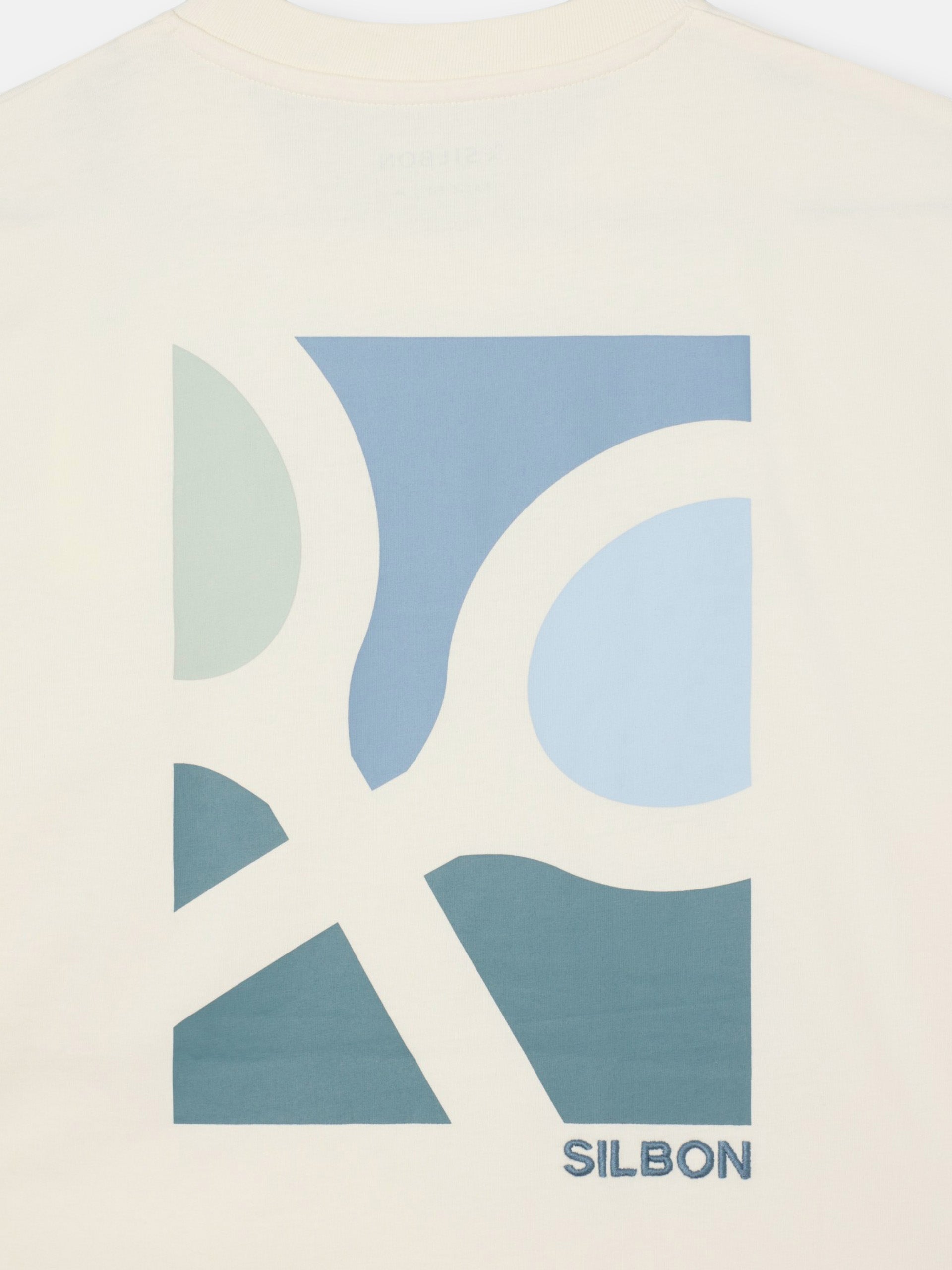 Camiseta poster raquetas crema