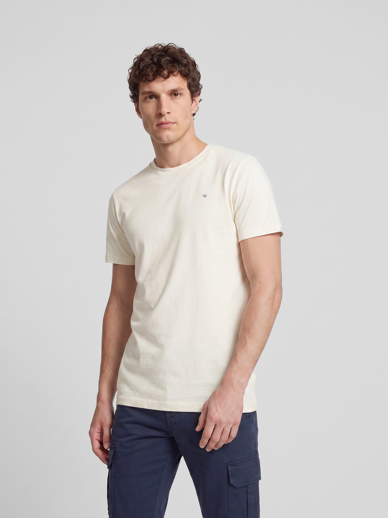 T-shirt affiche raquettes crème