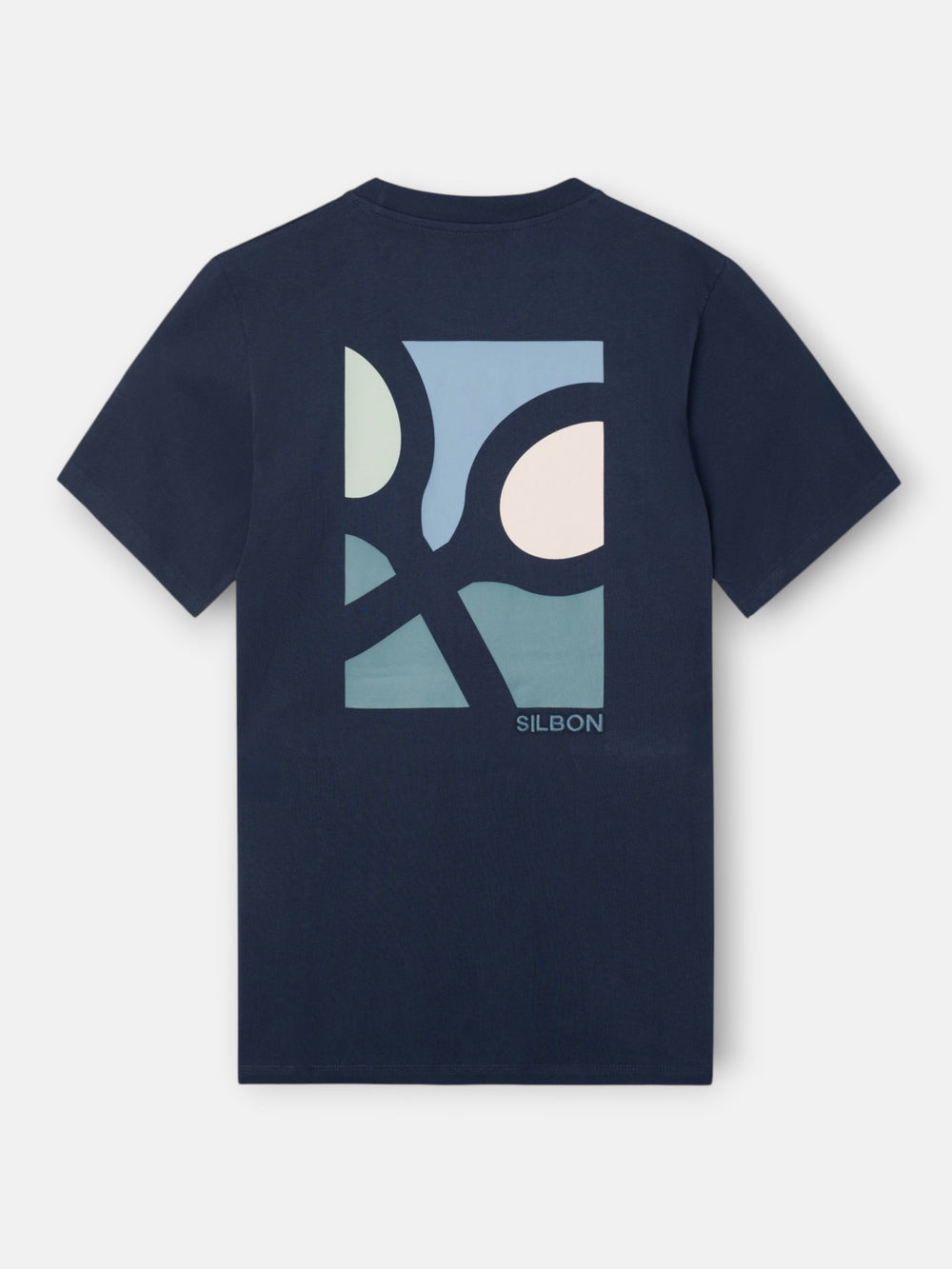 Camiseta poster raquetas azul marino