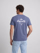 Indigo blue Les Raquettes t-shirt