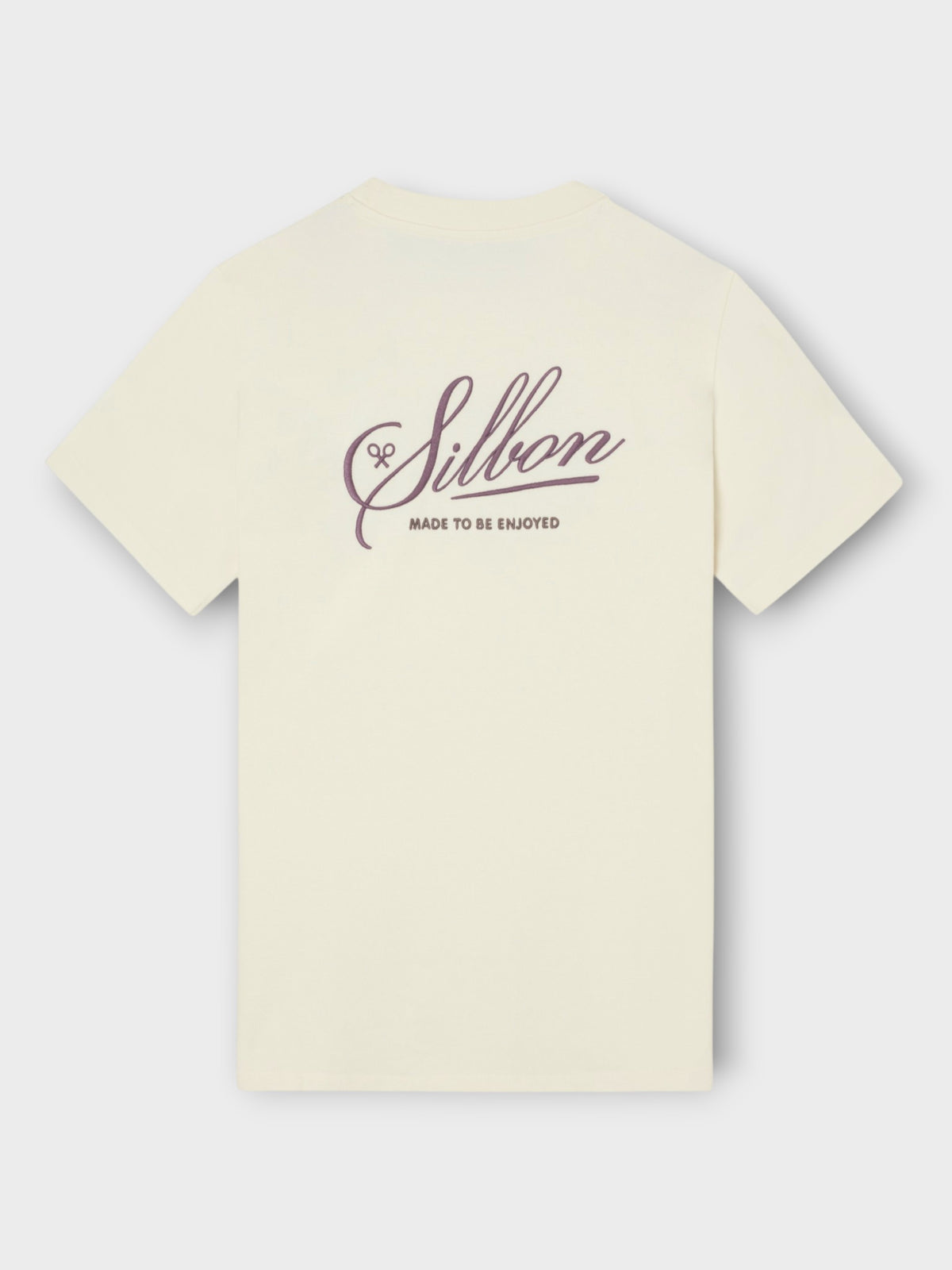 T-shirt Silbon brodée crème