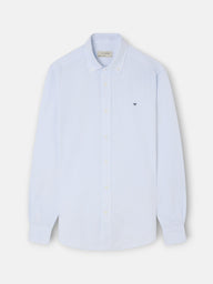 Camisa sport oxford raya media celeste