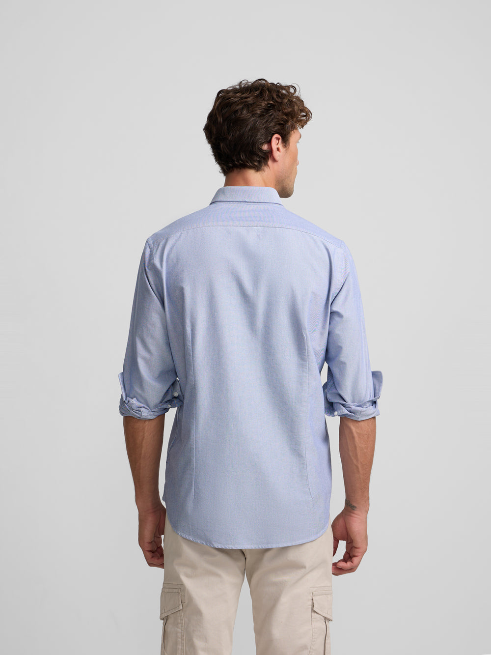 Navy Oxford Sport Shirt