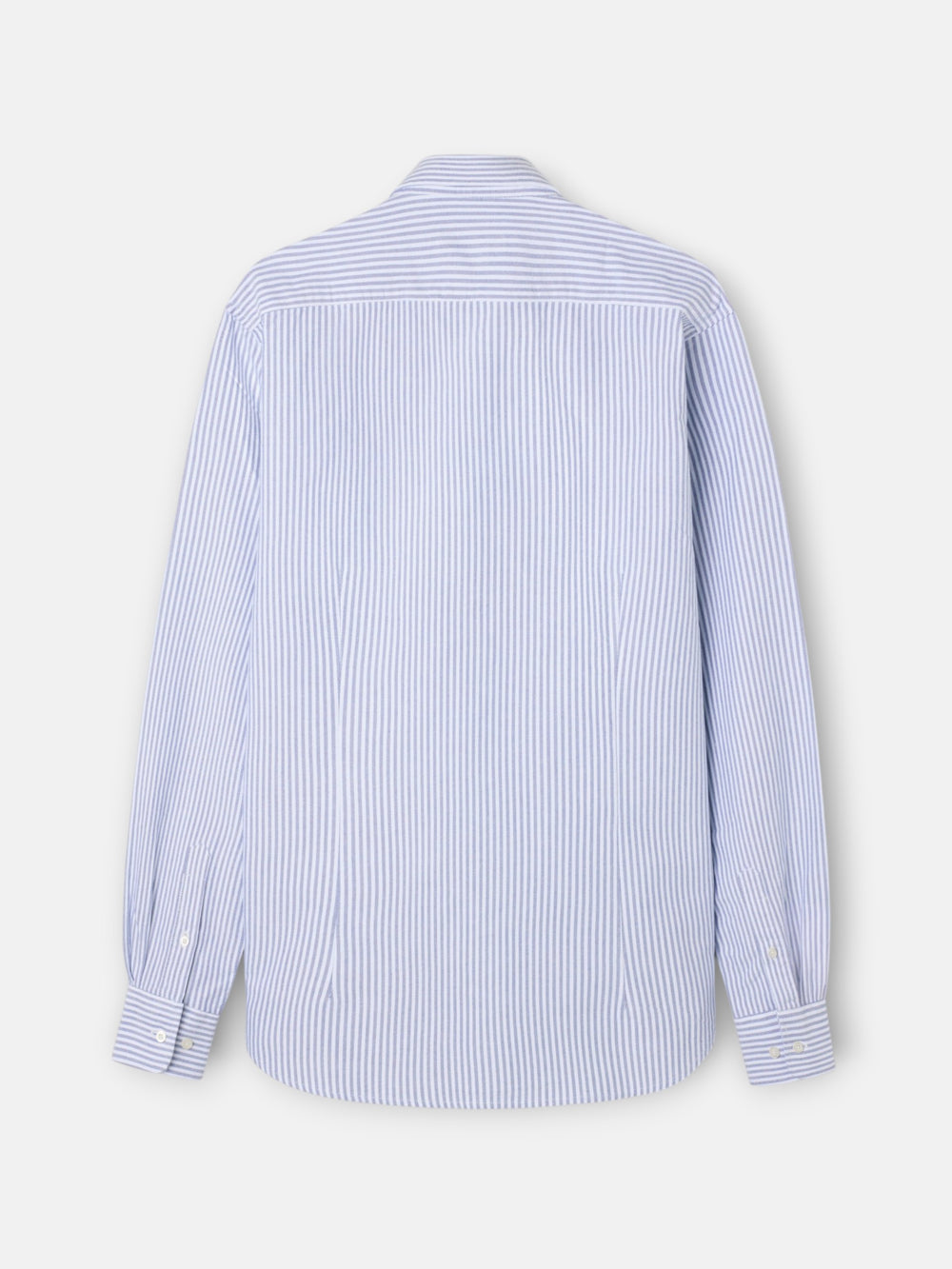 Chemise sport oxford à rayures moyennes bleu marine