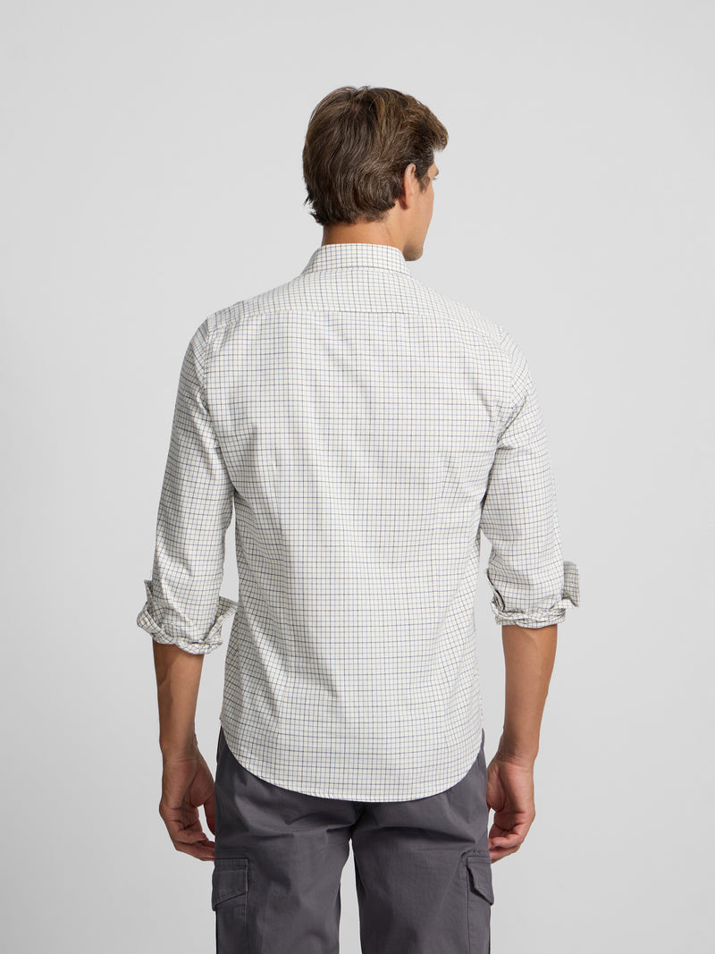 Camisa sport warm cuadros azules