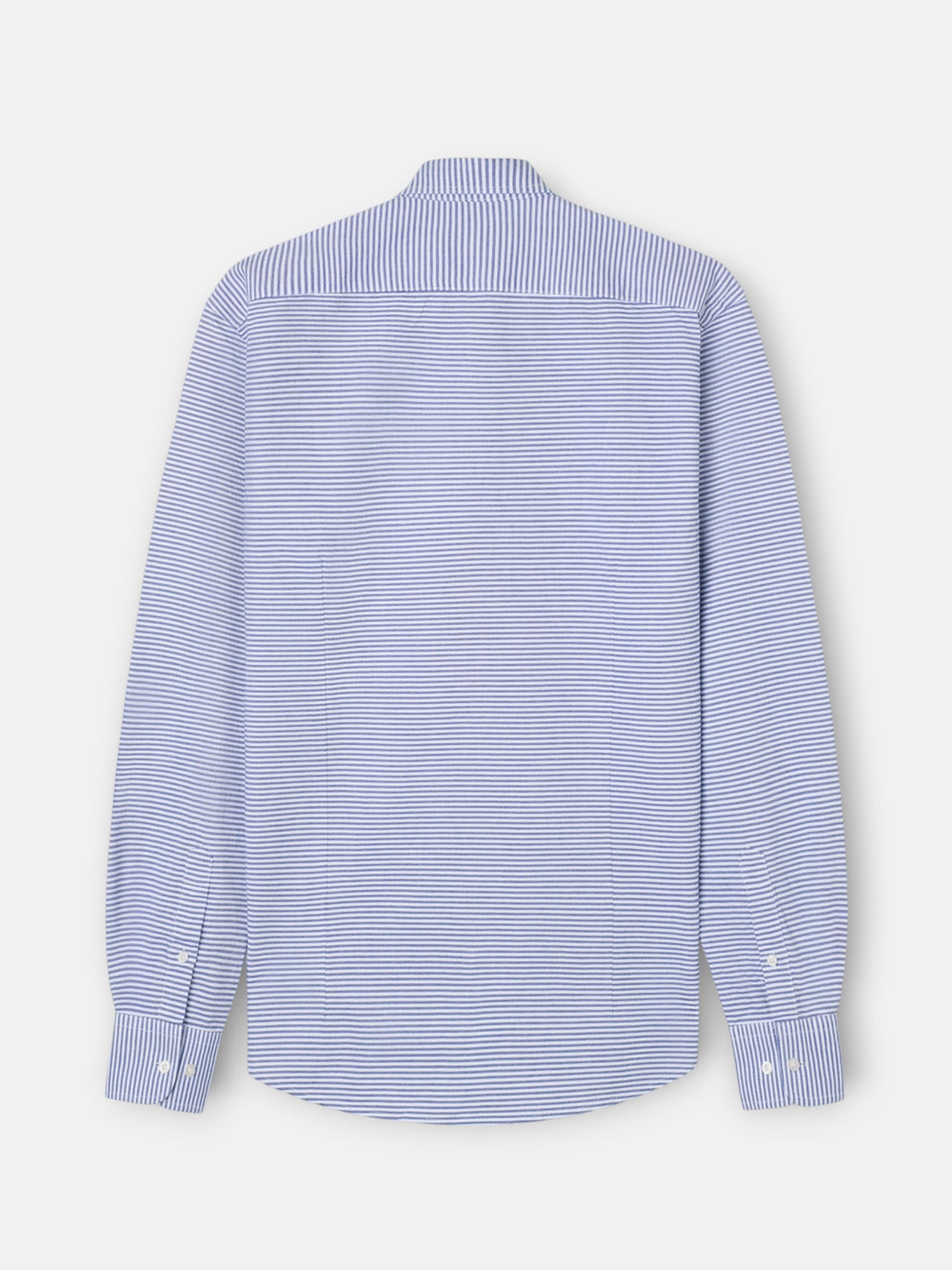 Camisa sport oxford rayas horizontales marino