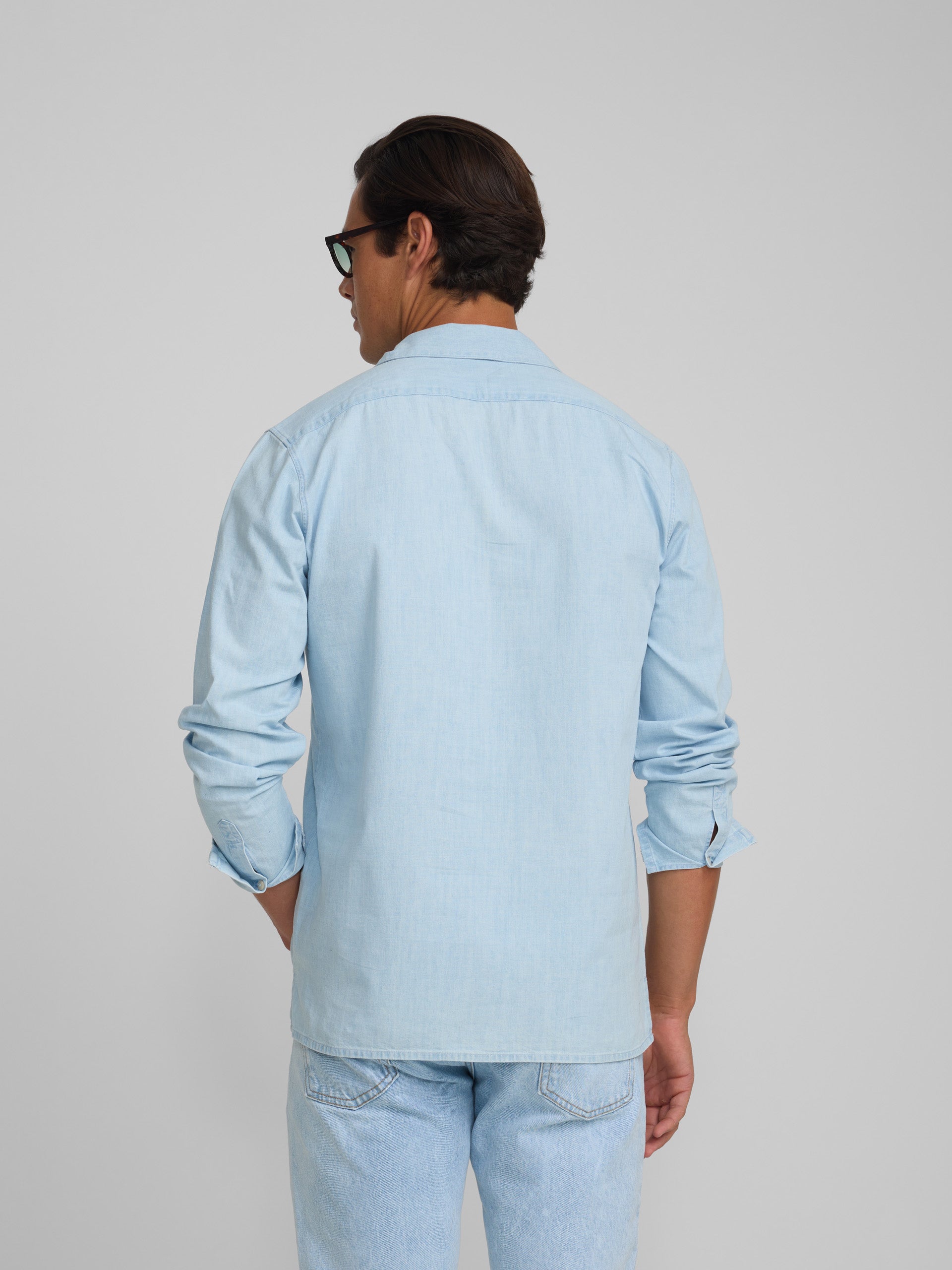 Polera sport cruise denim azul medio
