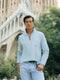 Polo sport cruise en denim bleu moyen