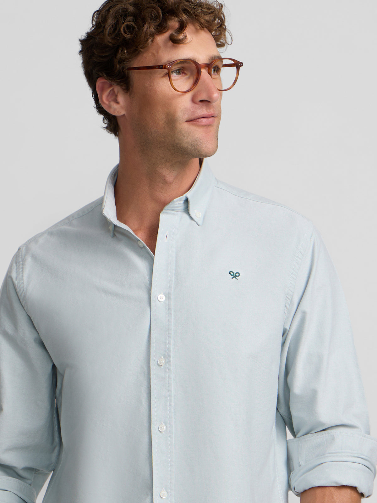Green Oxford sport shirt