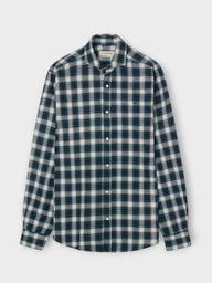 Camisa sport cuadro tartan verde