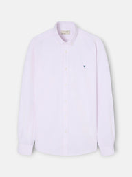 Camisa sport oxford raya media rosa