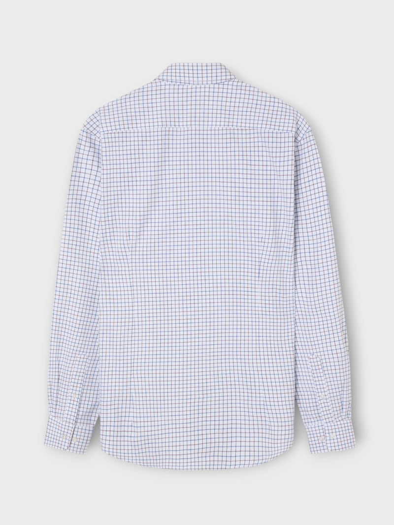 Camisa sport warm cuadros marron