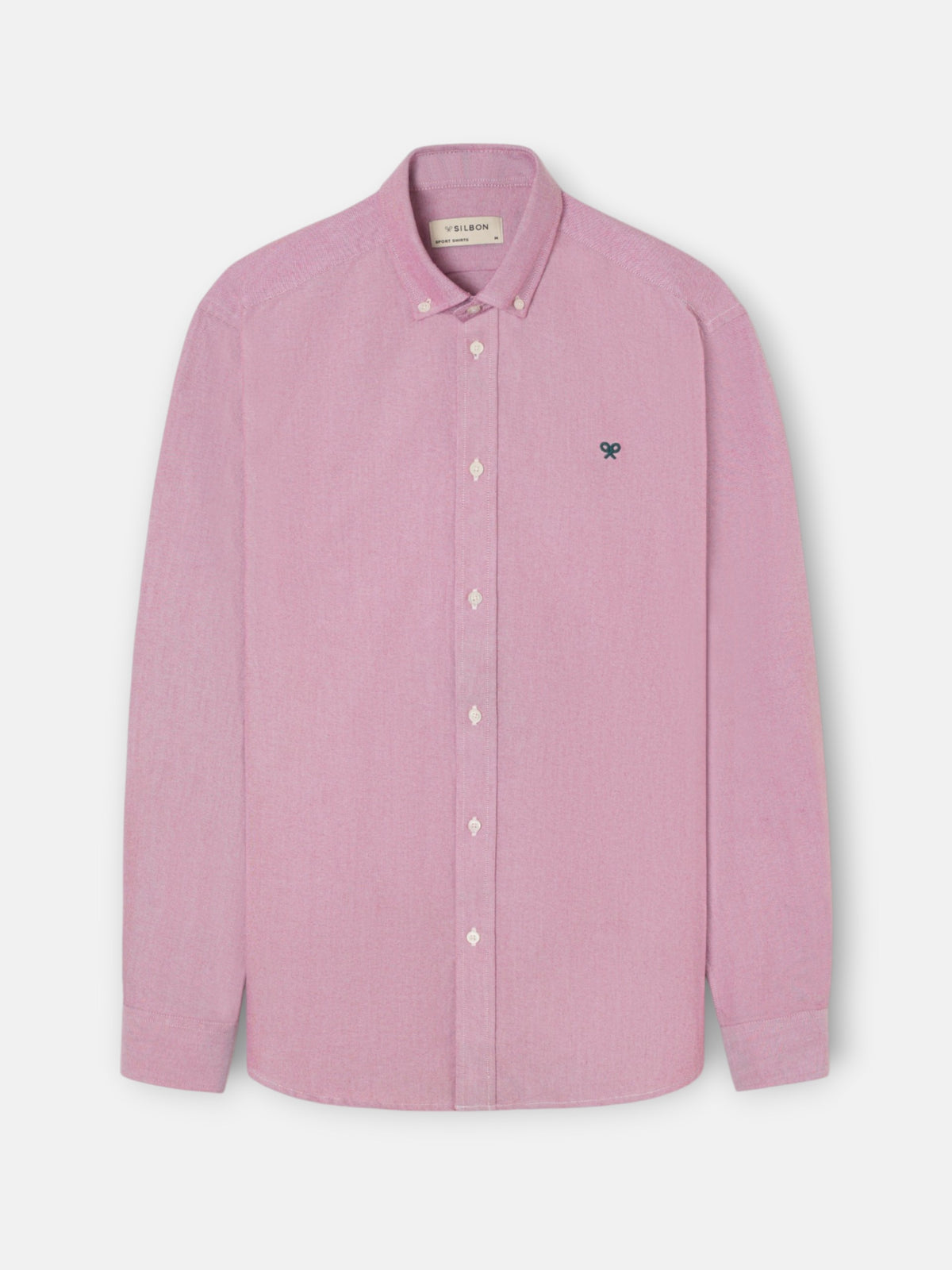 Burgundy Oxford Sport Shirt