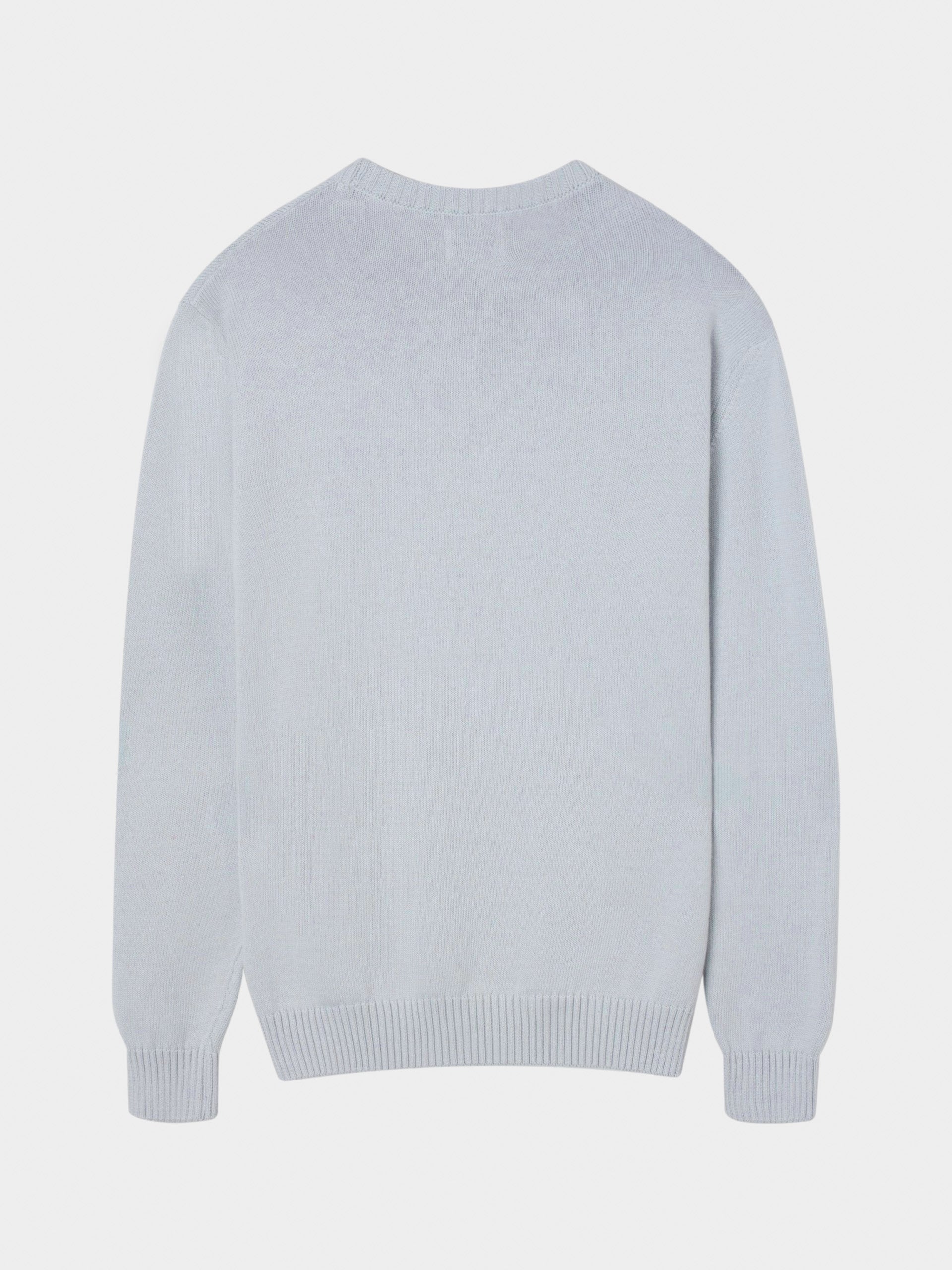 Light blue plain cruise sweater