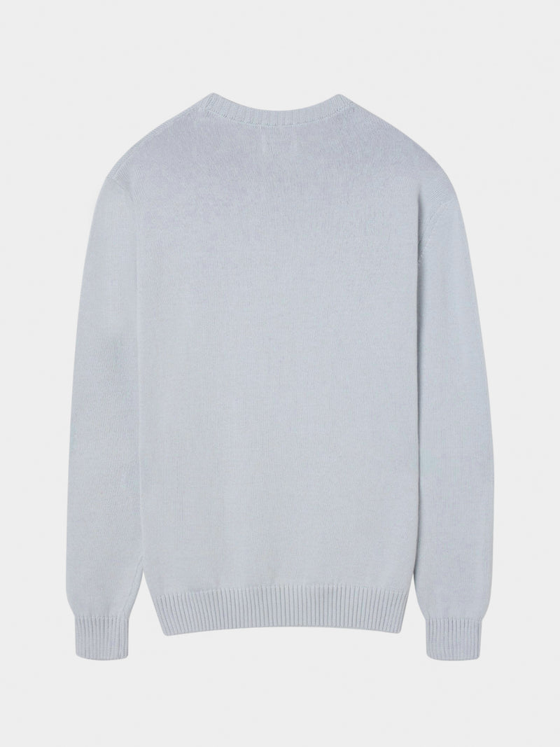 Pull uni bleu ciel