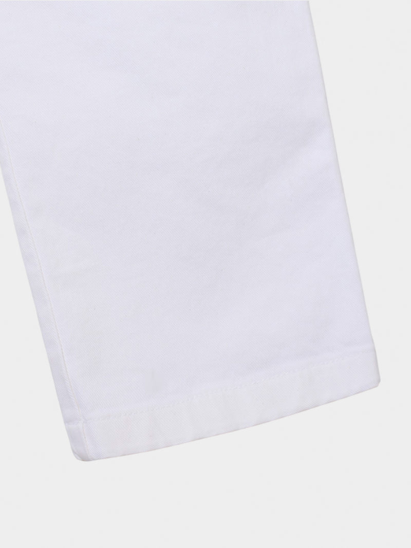 Pantalon de sport cruise en denim blanc