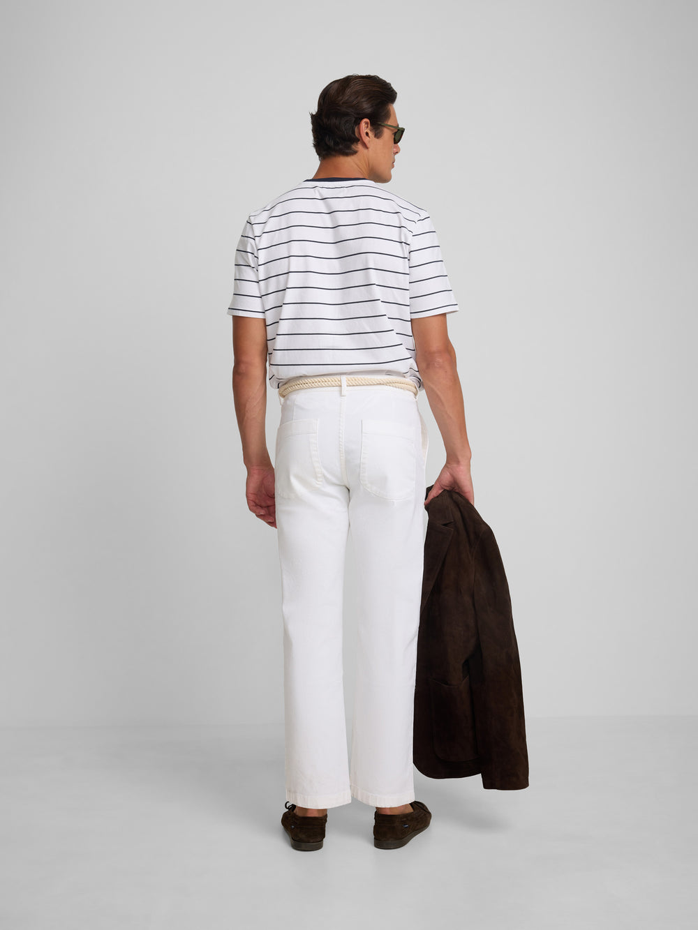 Pantalon sport cruise denim blanco