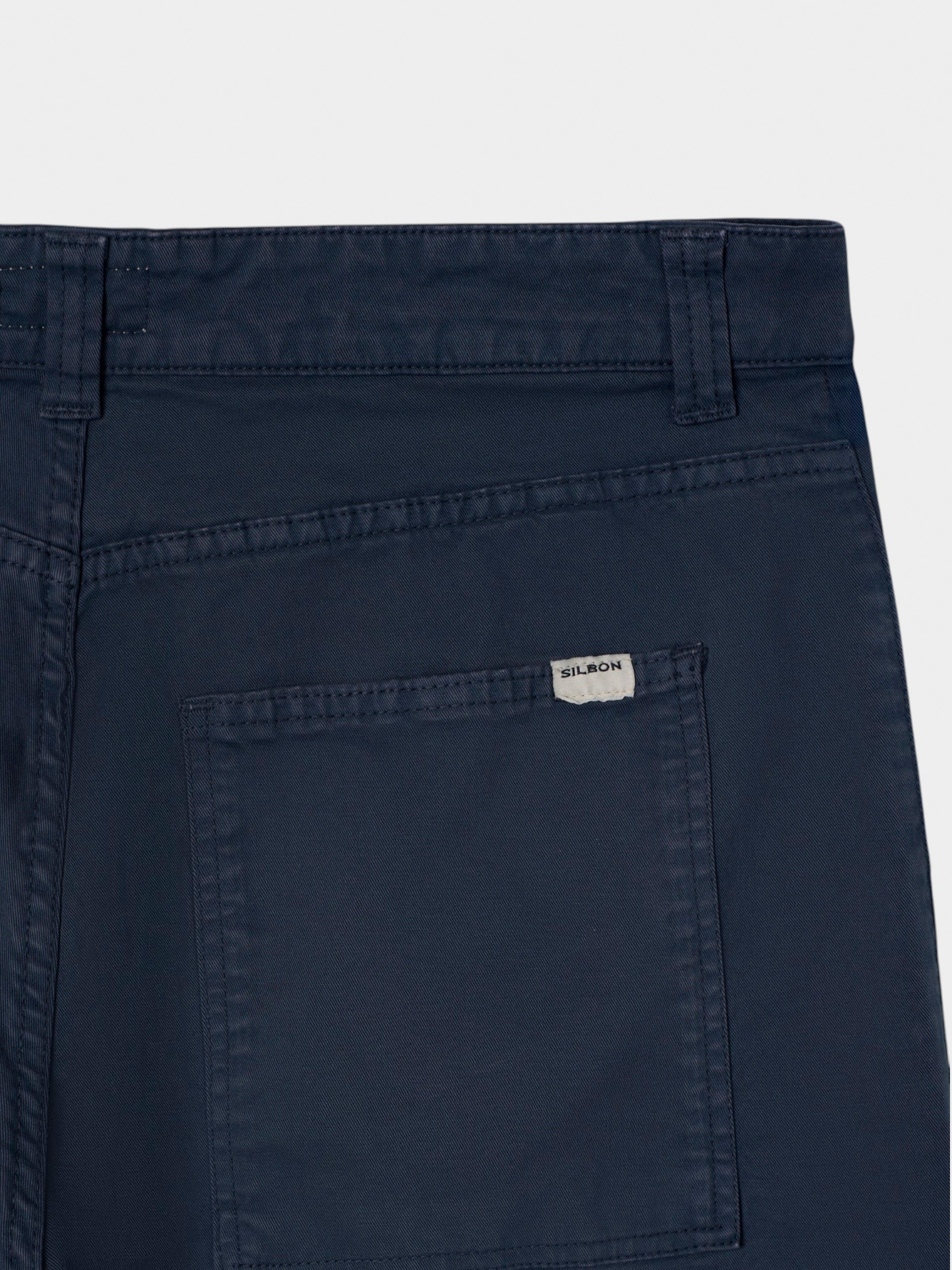 Pantalon sport cruise bolsillo parche azul oscuro