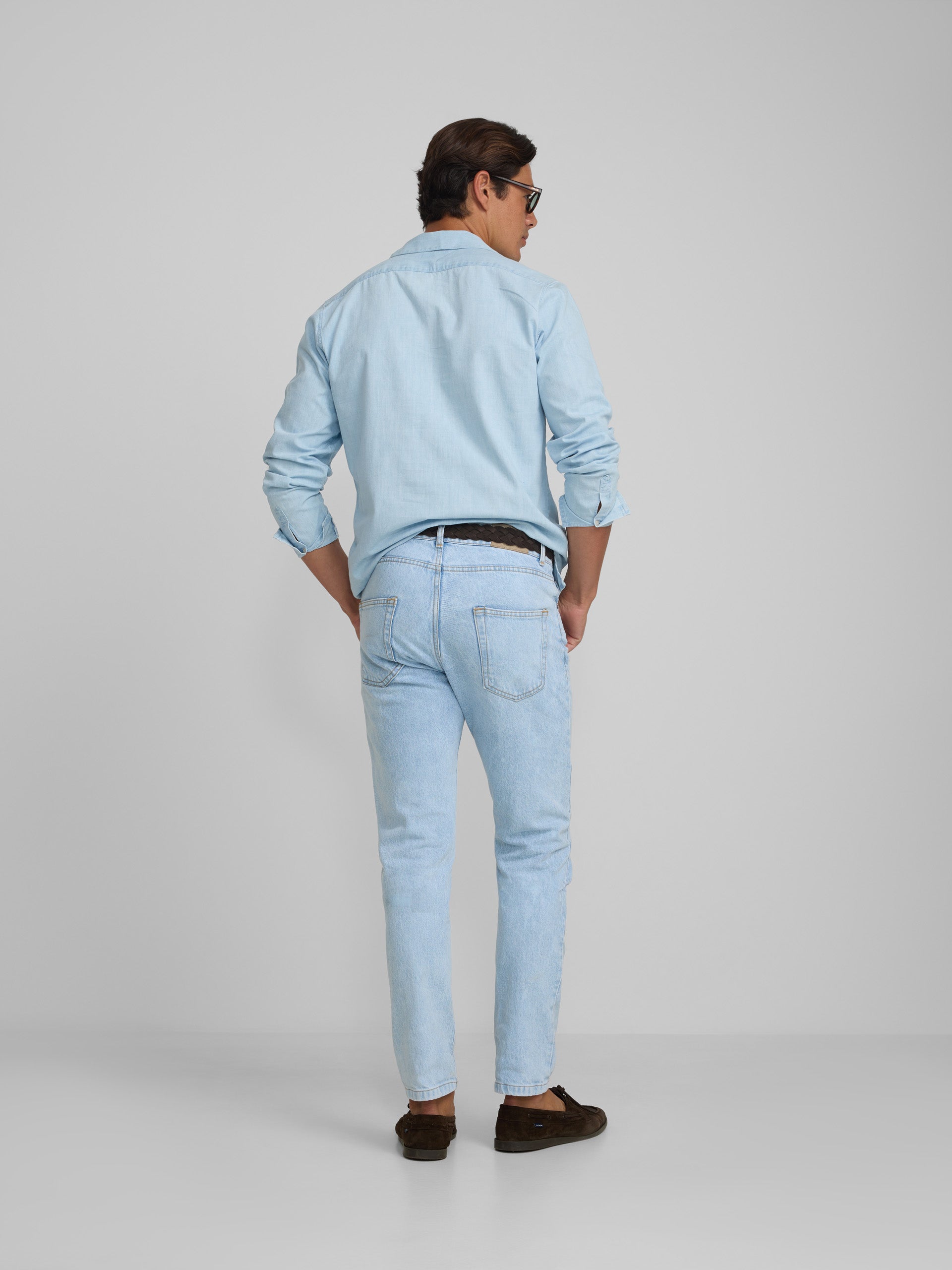 Pantalon de sport cruise en denim bleu