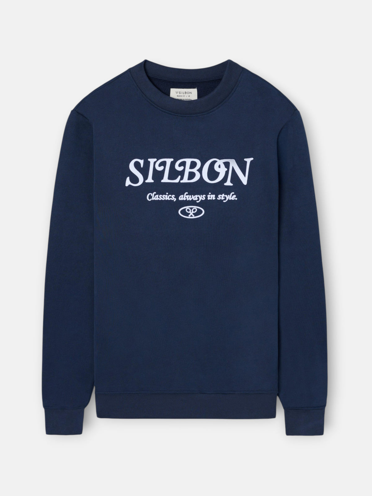 Classics in Style Navy Blue Embroidered Sweatshirt