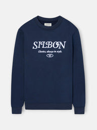 Sudadera bordado classics in style azul marino