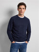 Sudadera ranglan silbon patch azul marino