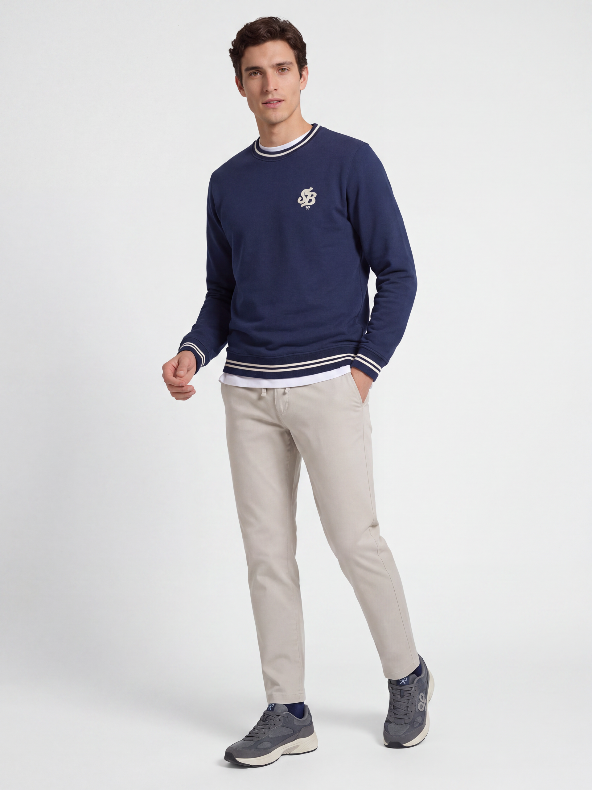 Sweatshirt sb felpa azul-marinho