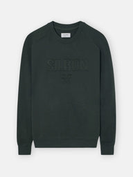Sweatshirt raglã silbon patch caqui