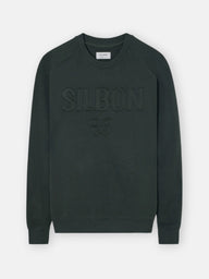 Sudadera ranglan silbon patch khaki