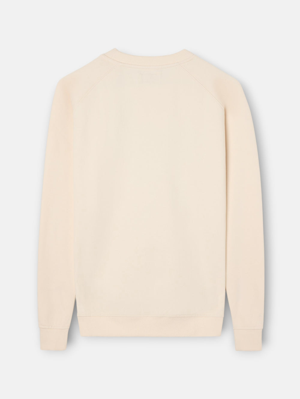 Sudadera ranglan silbon patch crema