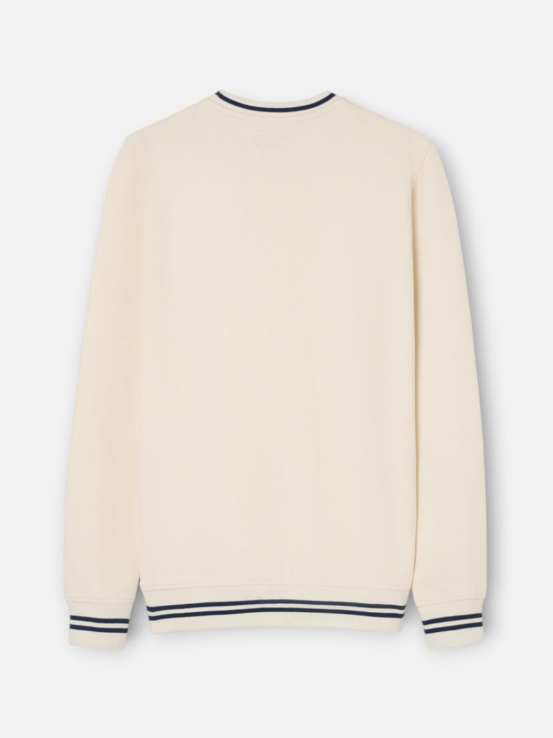 Cream SB terry sweatshirt