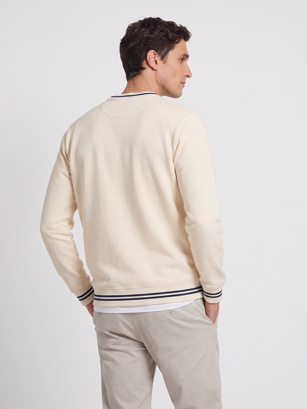 Cream SB terry sweatshirt