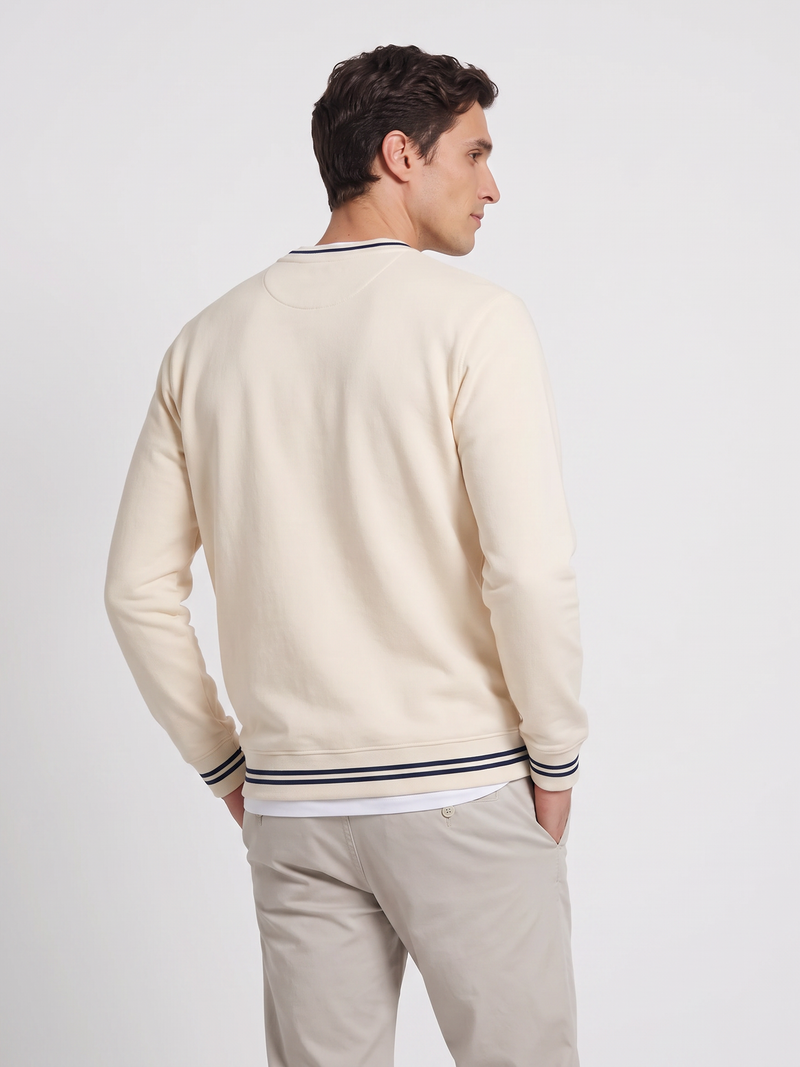Cream SB terry sweatshirt