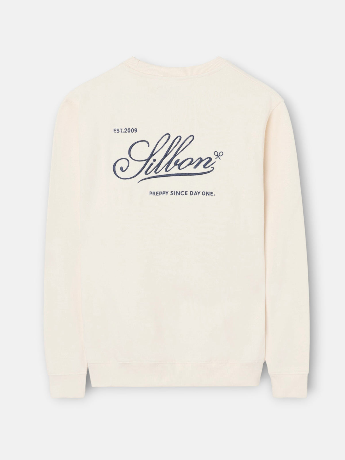 Sudadera Silbon preppy crema