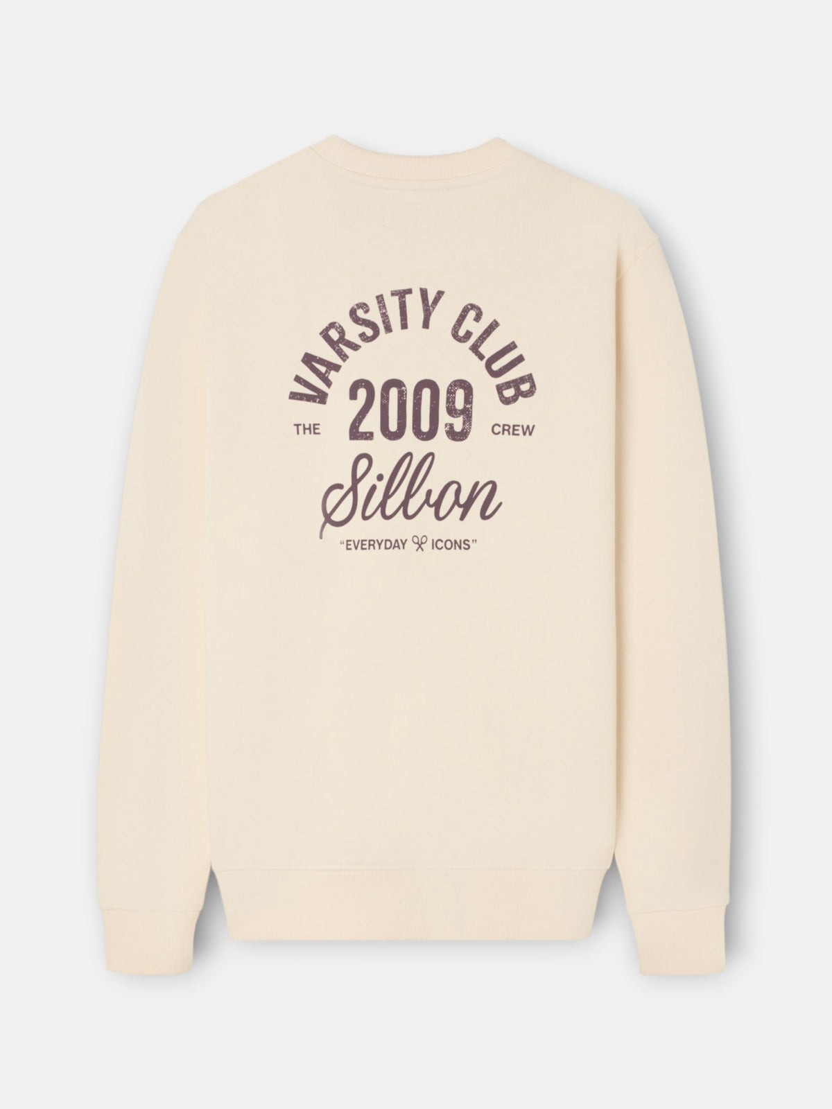 Sweat-shirt varsity club crème