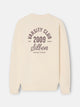 Sudadera varsity club crema