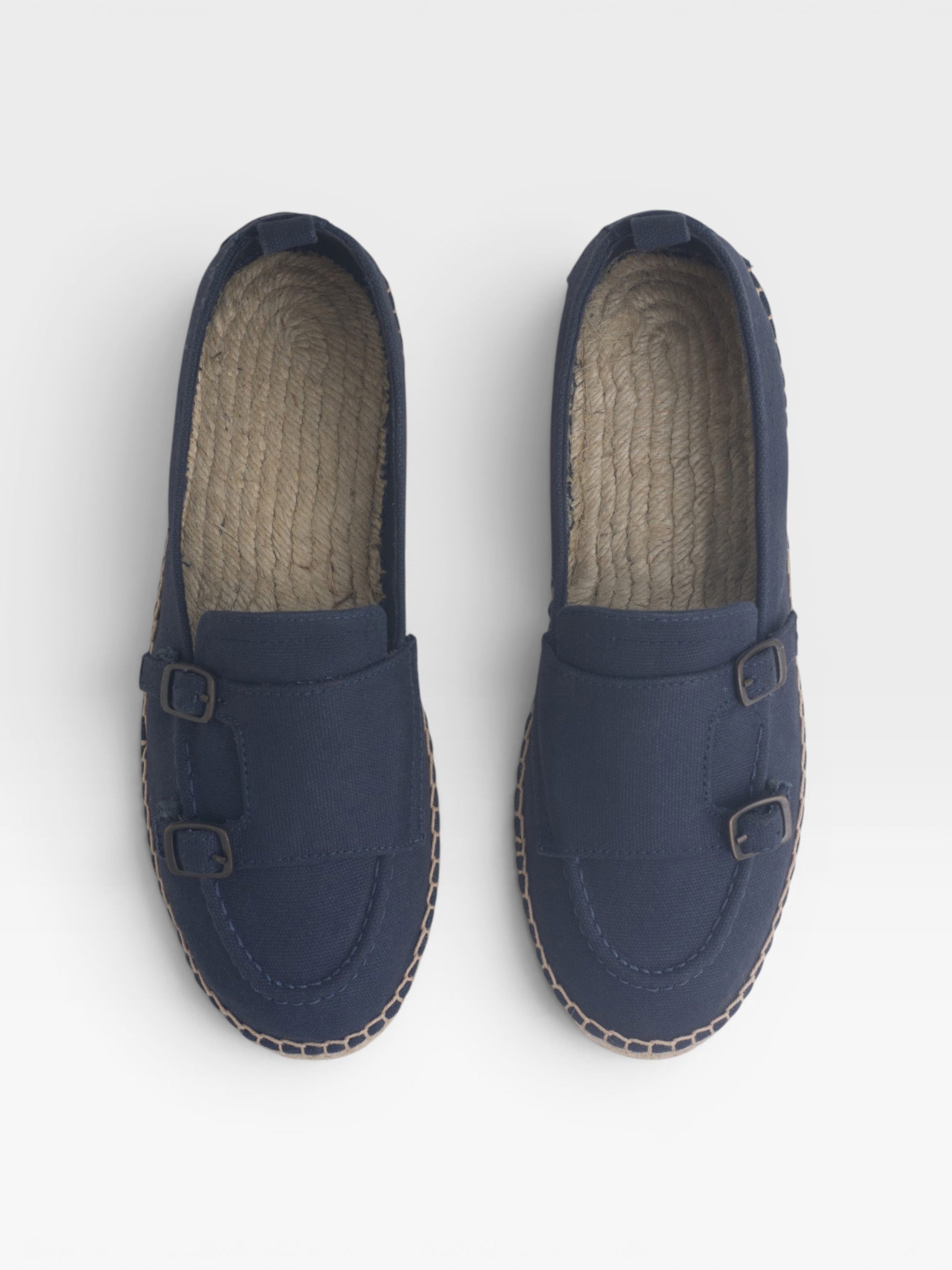 Espadrille à boucle bleue