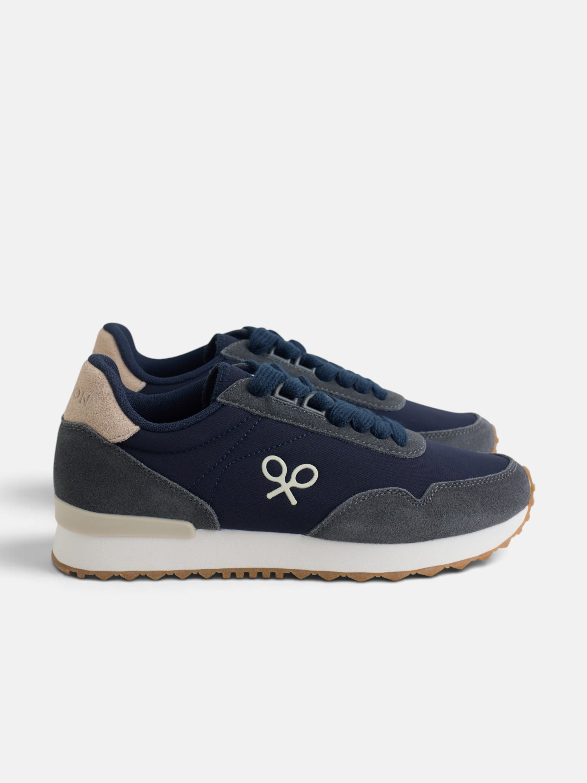 Zapatilla running relax azul marino