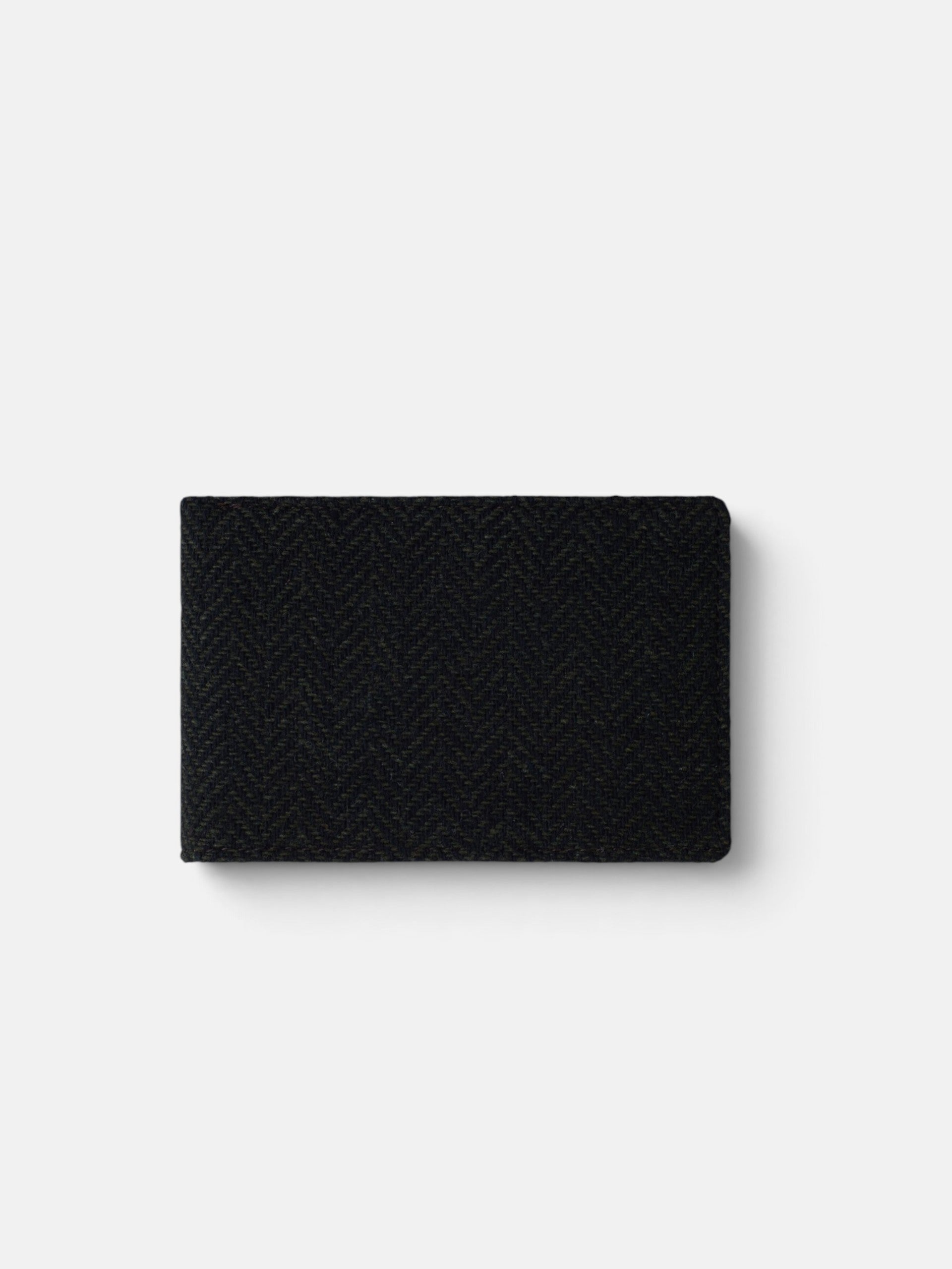 Cartera tejido espiga verde