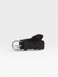 Ceinture tressée cruise marron foncé
