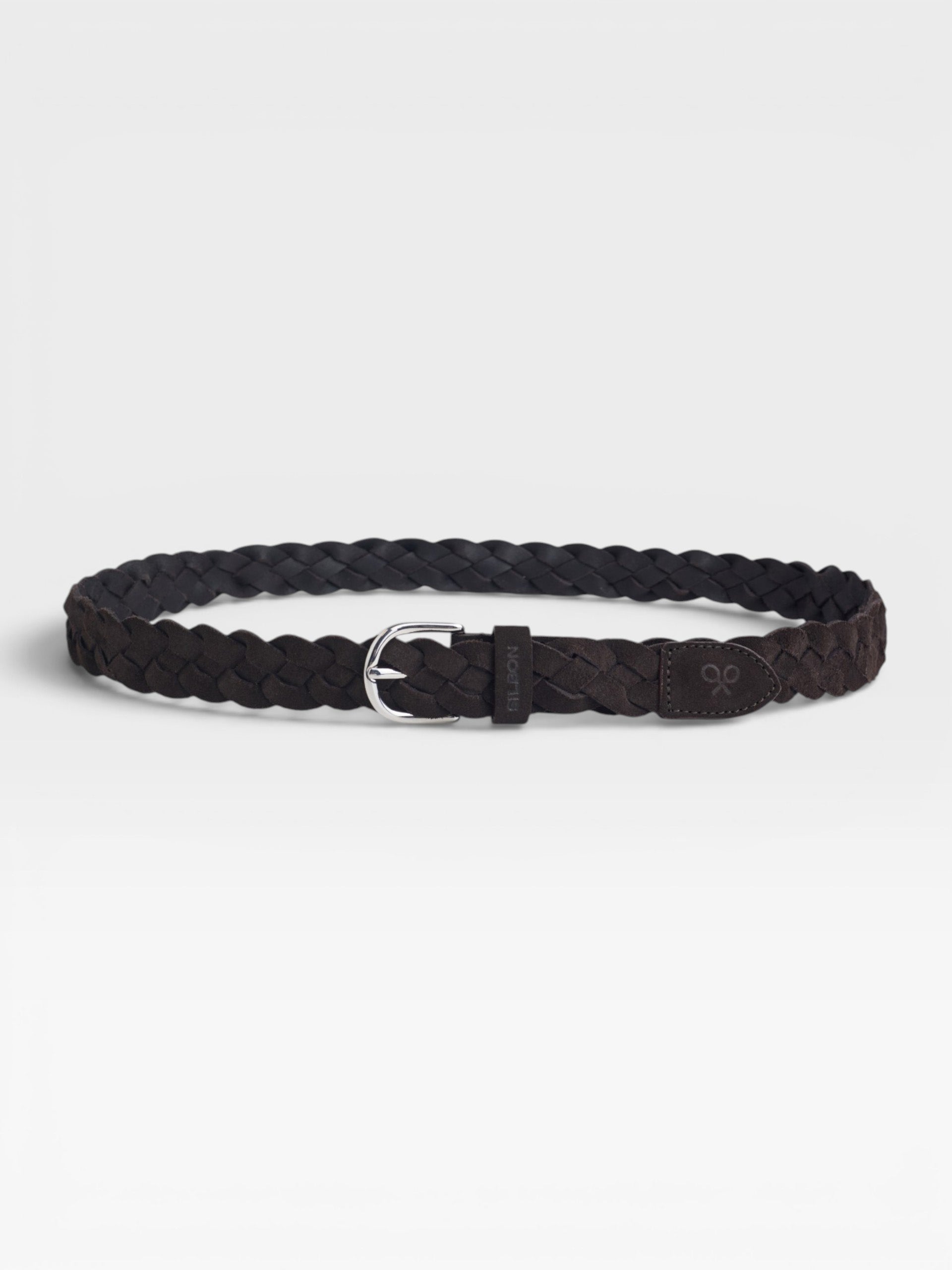 Cinturon trenzado cruise marron oscuro