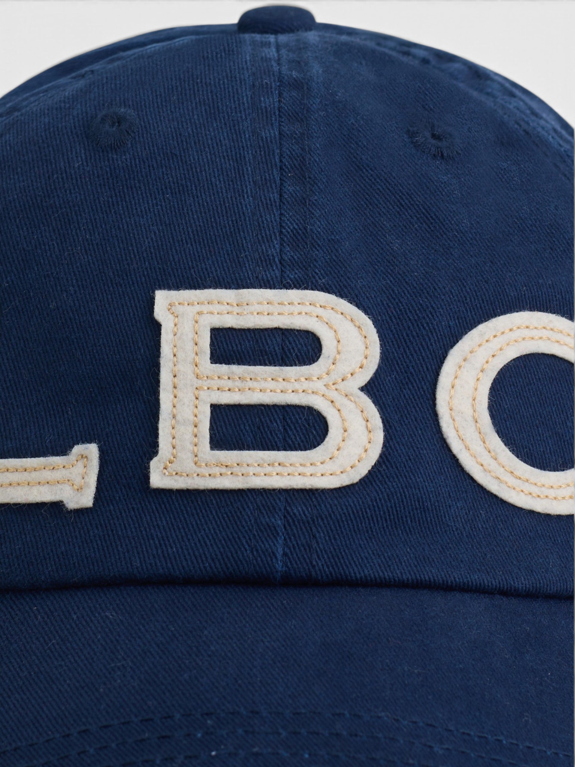 Navy blue logo cap