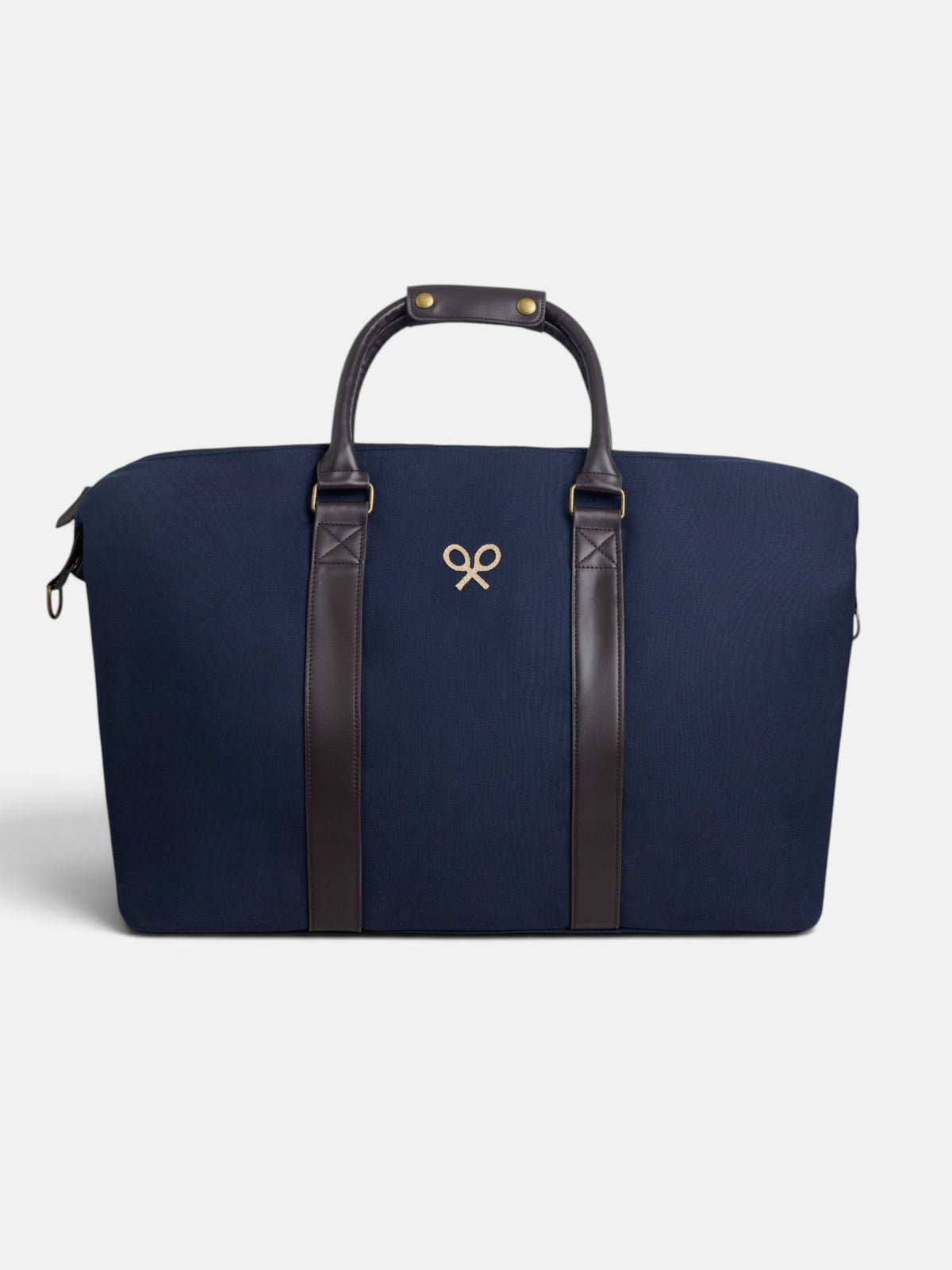 Classic navy blue racket travel bag