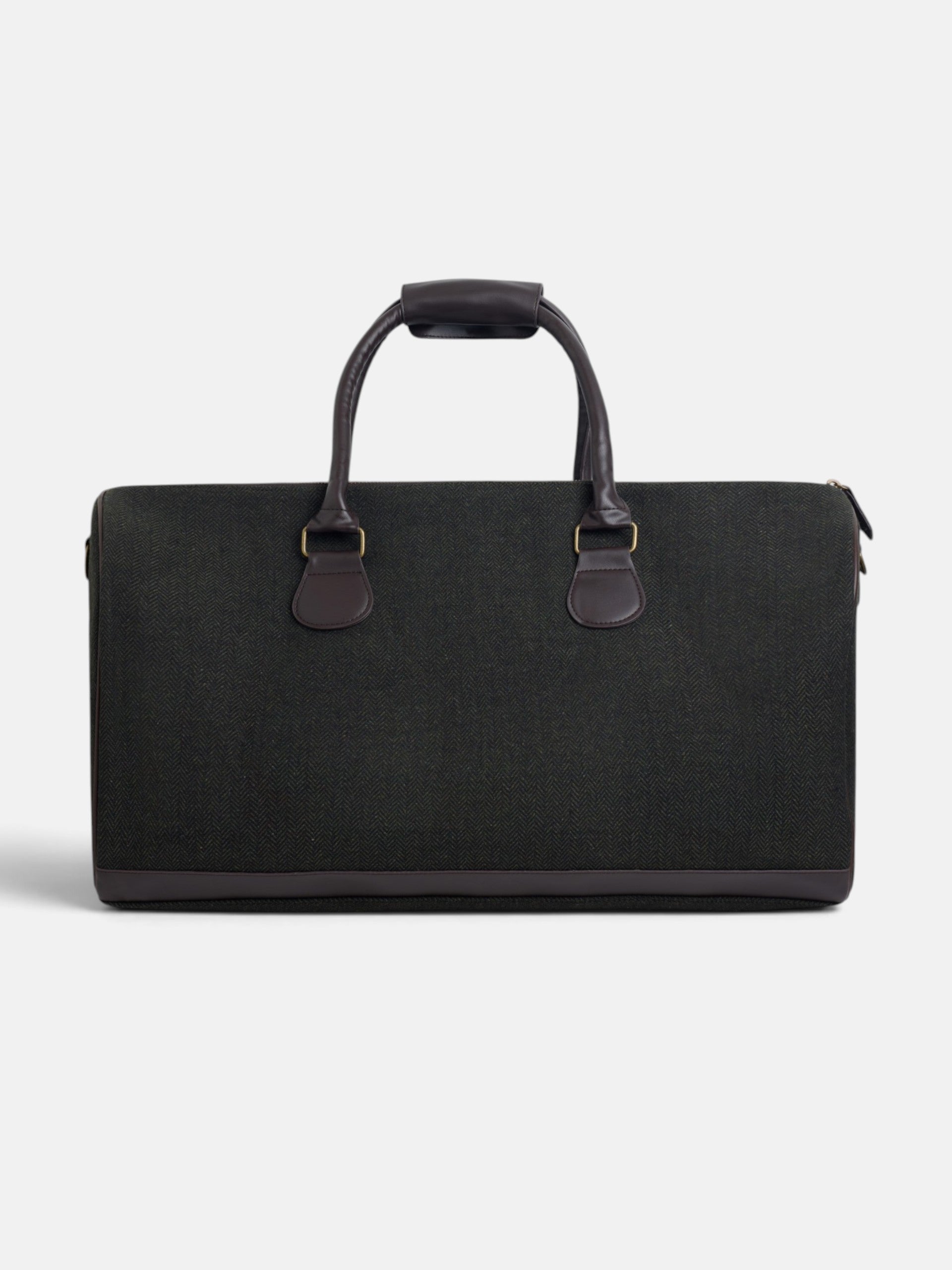 Bolsa de viaje tejido espiga verde