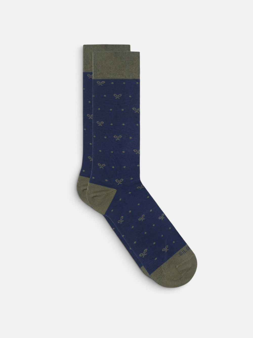 Green polka dot socks