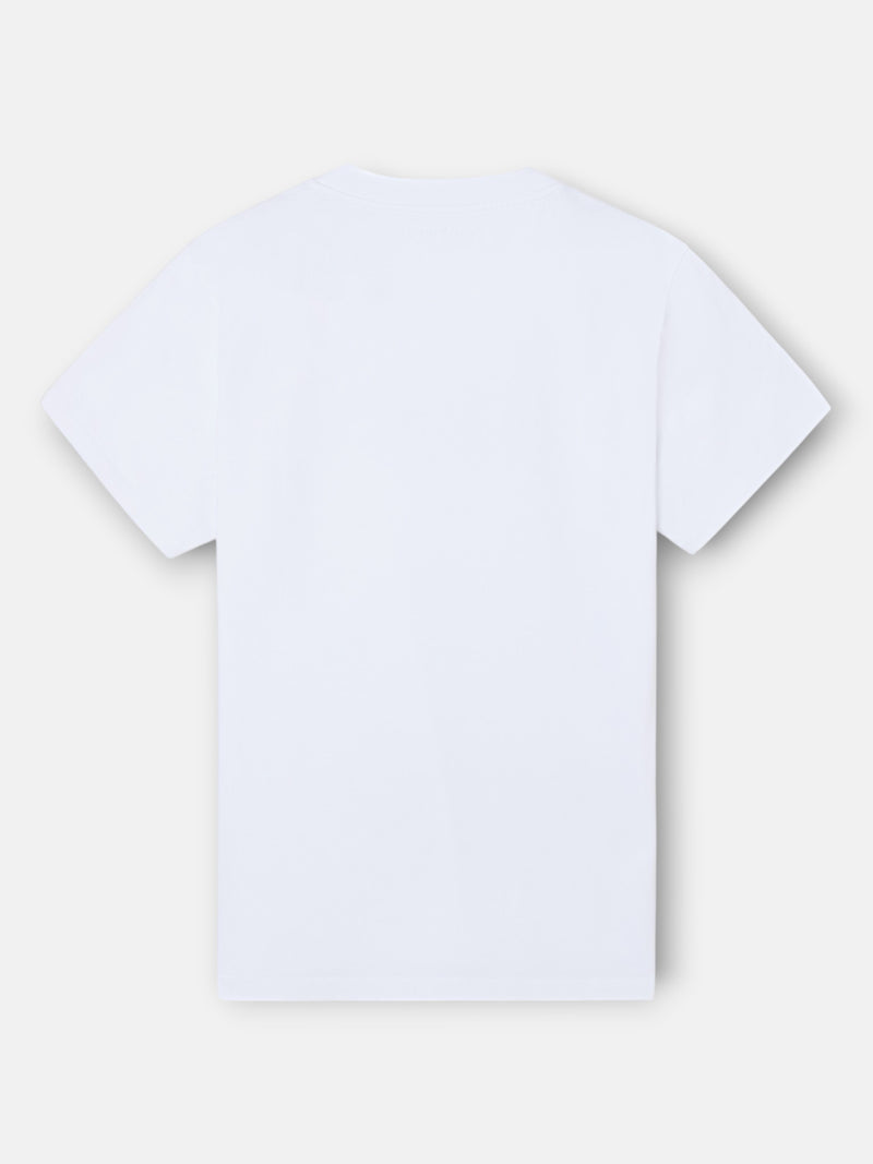 Camiseta silbon pencil blanca