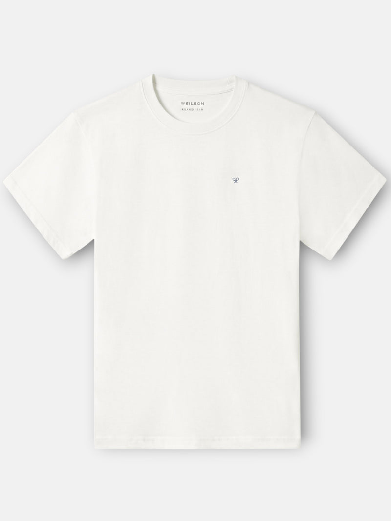 Camiseta relaxed fit city pulse blanca