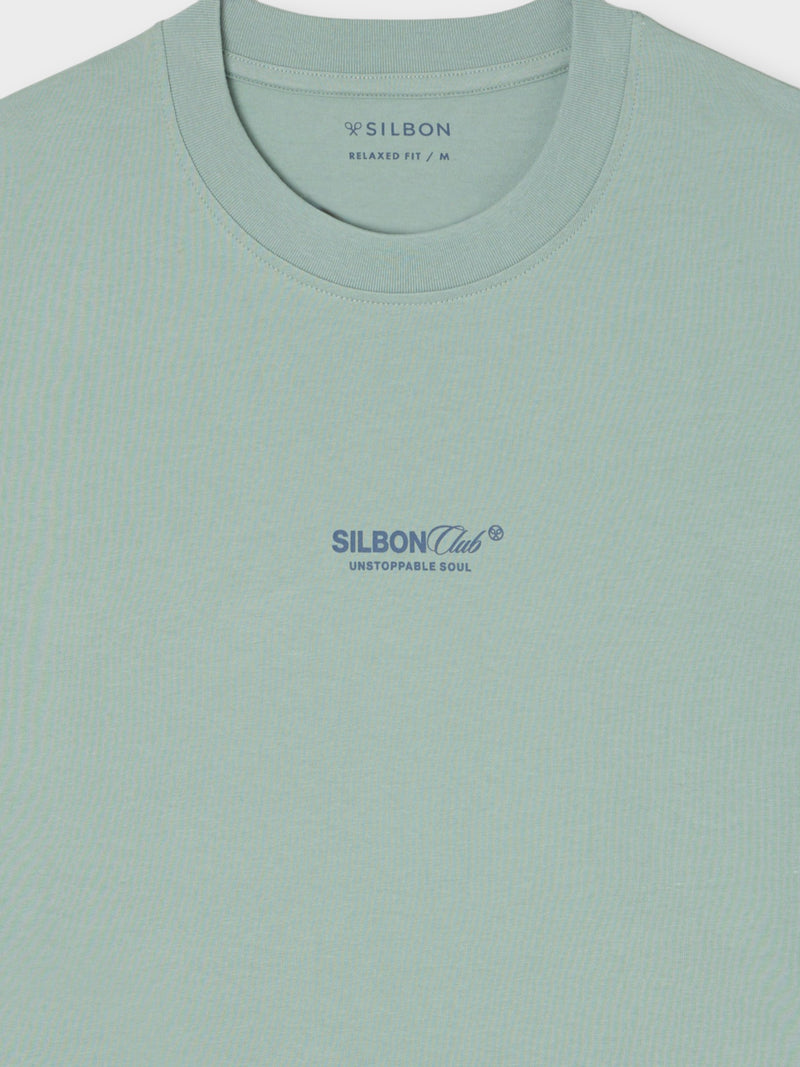 Camiseta relaxed fit silbon club verde