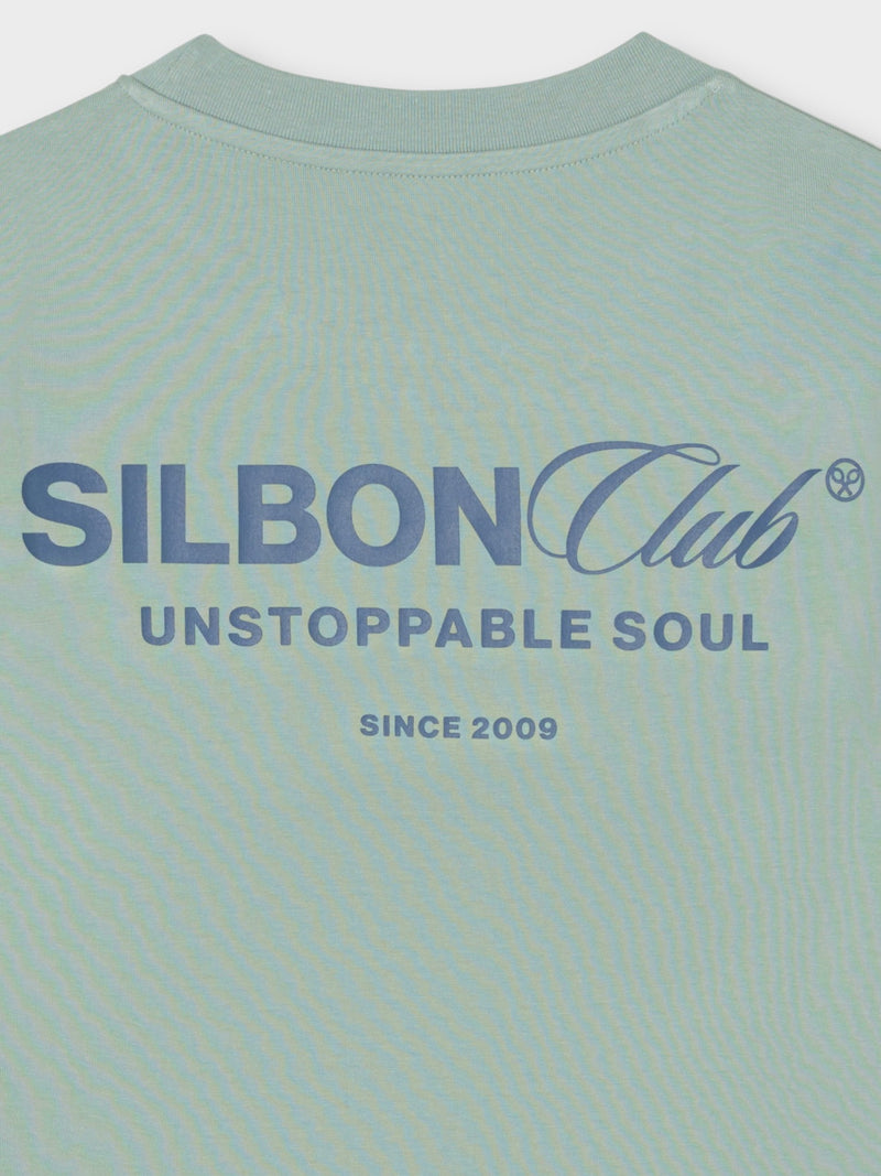 Camiseta relaxed fit silbon club verde